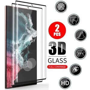 2Pack Tempered Glass Screen Protector Samsung Galaxy S25 S24 S23 S22 S21 S20